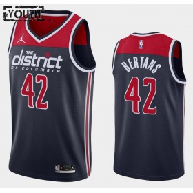 Dječji NBA Dres Washington Wizards Davis Bertans 42 2020-21 Jordan Brand Statement Edition Swingman